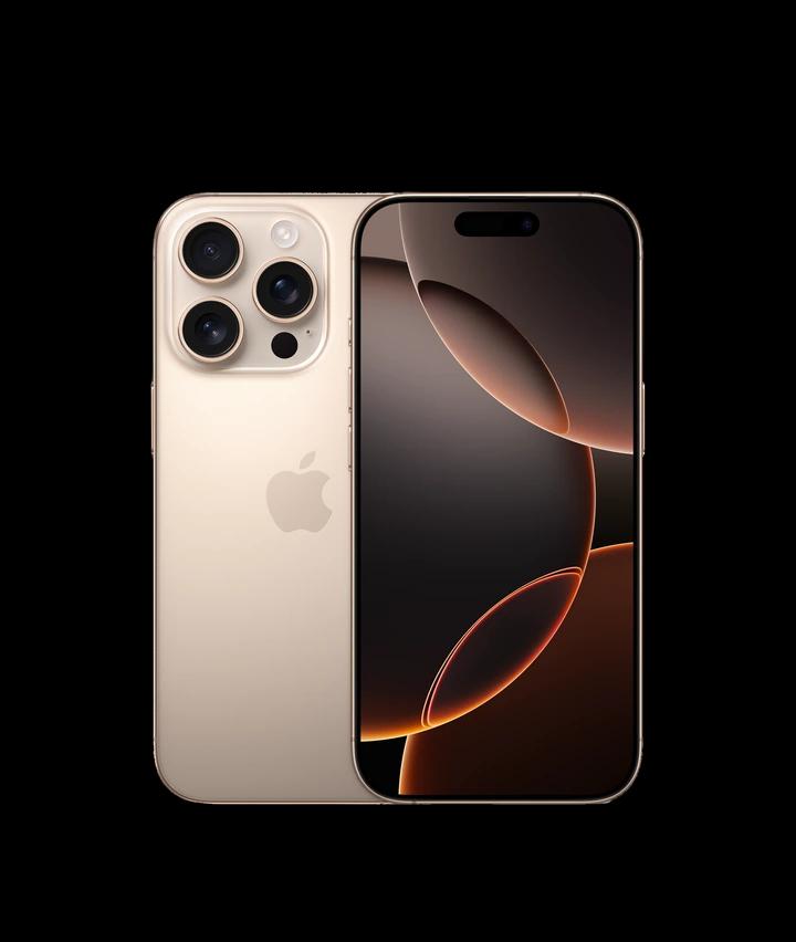 iPhone 16 Pro — пустынный титан
