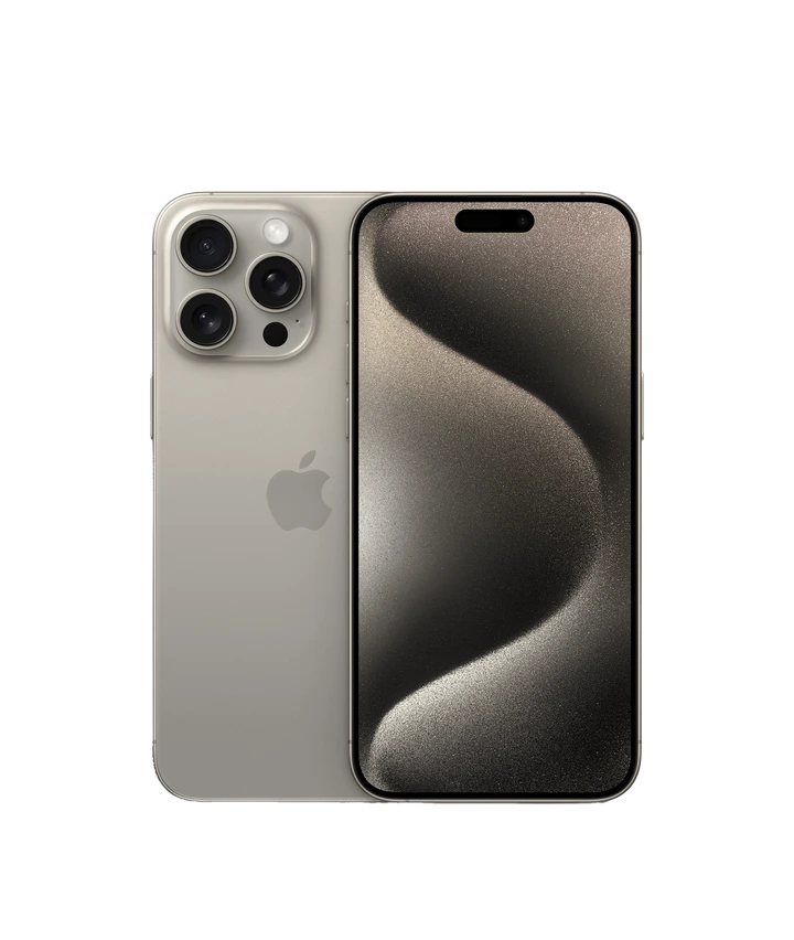 iPhone 15 Pro Max, натуральный титан