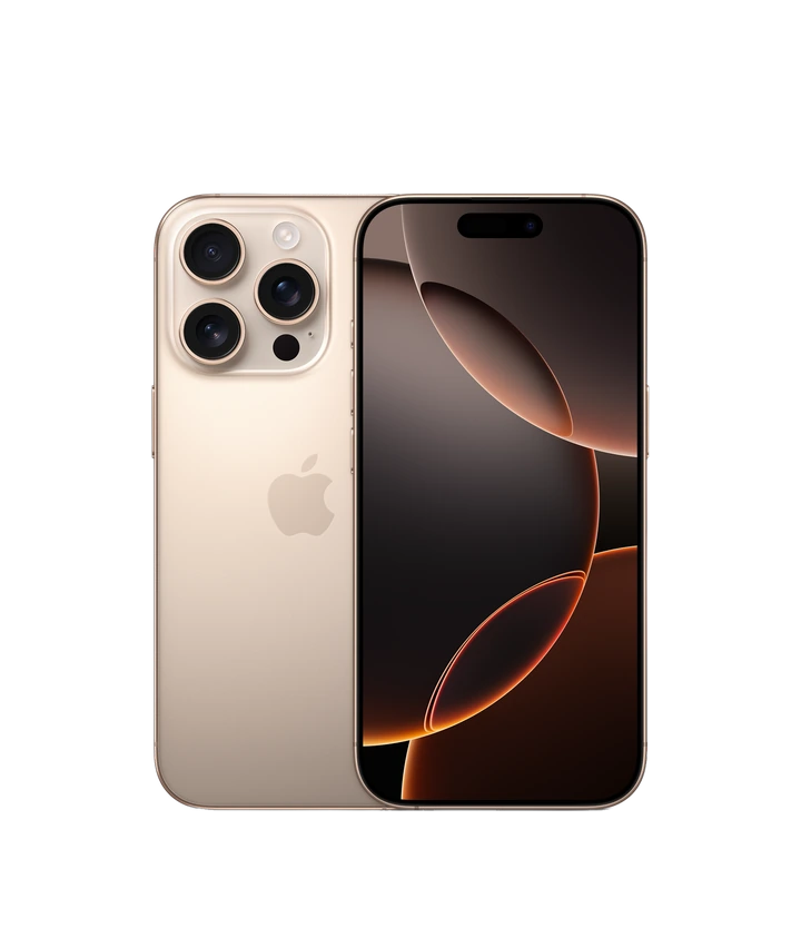iPhone 16 Pro, пустынный титан
