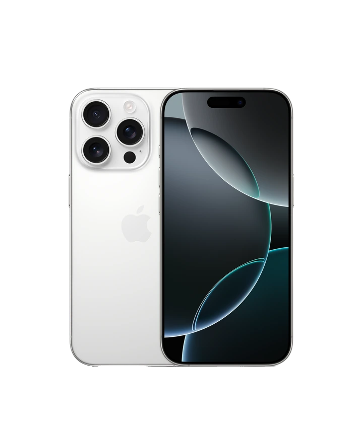 iPhone 16 Pro, белый титан